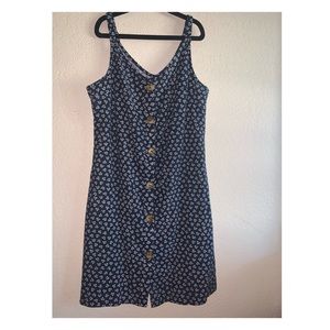 Navy blue summer dress